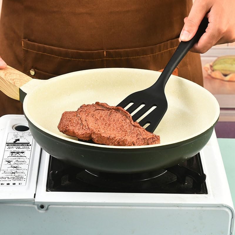 Silicone Spatula Non Stick Pan Kitchenware Cooking Fish Frying 14 Piece Set of