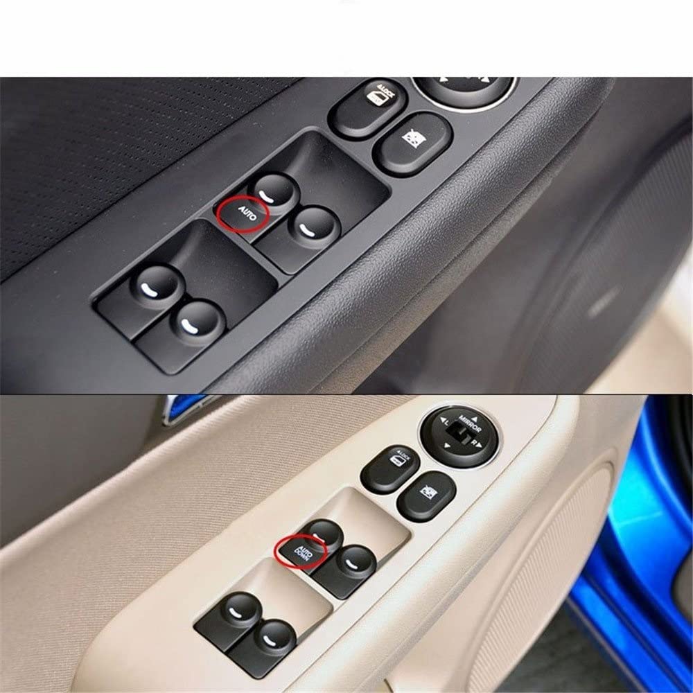 Interruttore di controllo del sollevatore elettric Per Hyundai I30 I30cw 2008-2011 93570-2L010 93570-2L000 Interruttore di controllo alzacristallo elettrico anteriore sinistro nero 16 pin(AUTO)