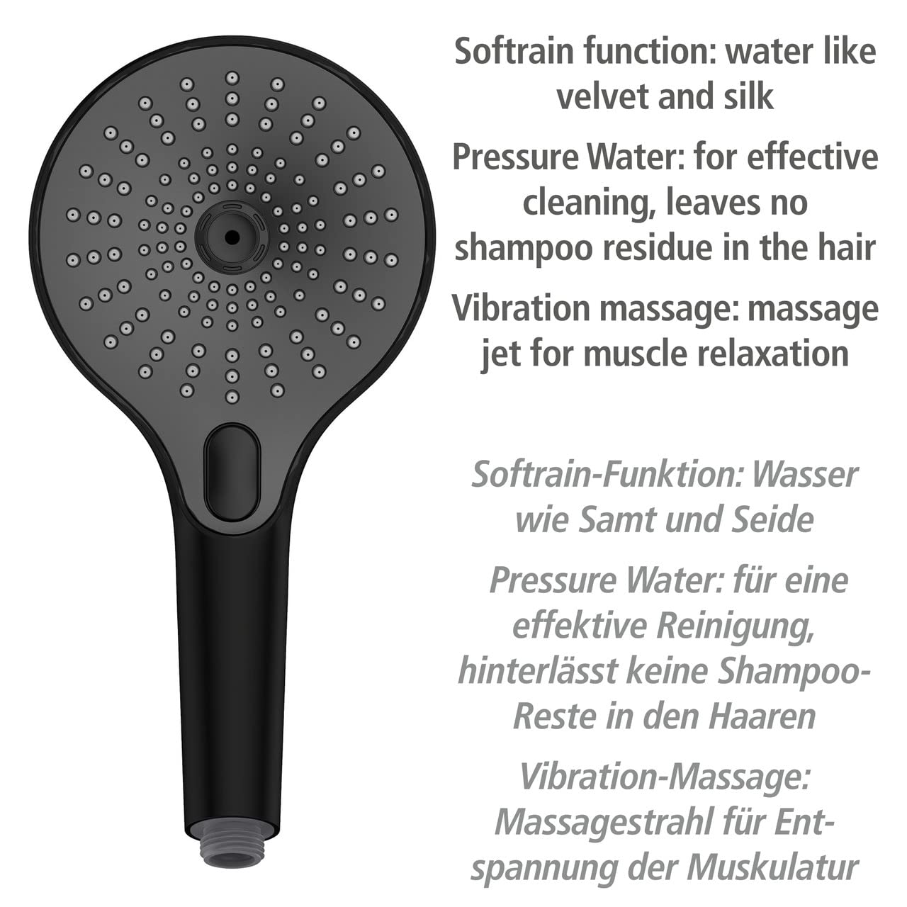 Douchekop Ultimate Shower chroom/wit | 25300100