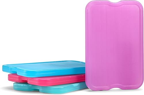 Miniatura 8 de Enfriadores frescos de Fit + paquetes de hielo delgados XL frescos, reutilizables y de larga duración, paquetes fríos para loncheras, bolsas de