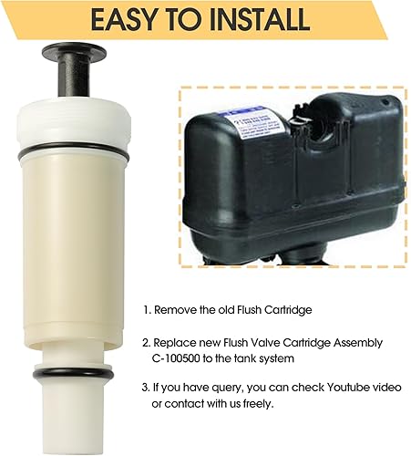 Miniatura 4 de Kit de montaje de cartucho de válvula de descarga C-100500-K C-100500-Kit actualizado para válvula de conducto serie m-101526-f3 503 504, paquete de