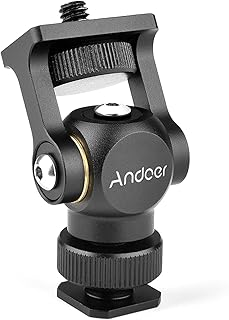 Adaptador De Sapata,Sailsbury Suporte para de vídeo mini suporte de luz led liga de alumínio com montagem de sapata fria 1/4 polegada parafuso para câmera dslr
