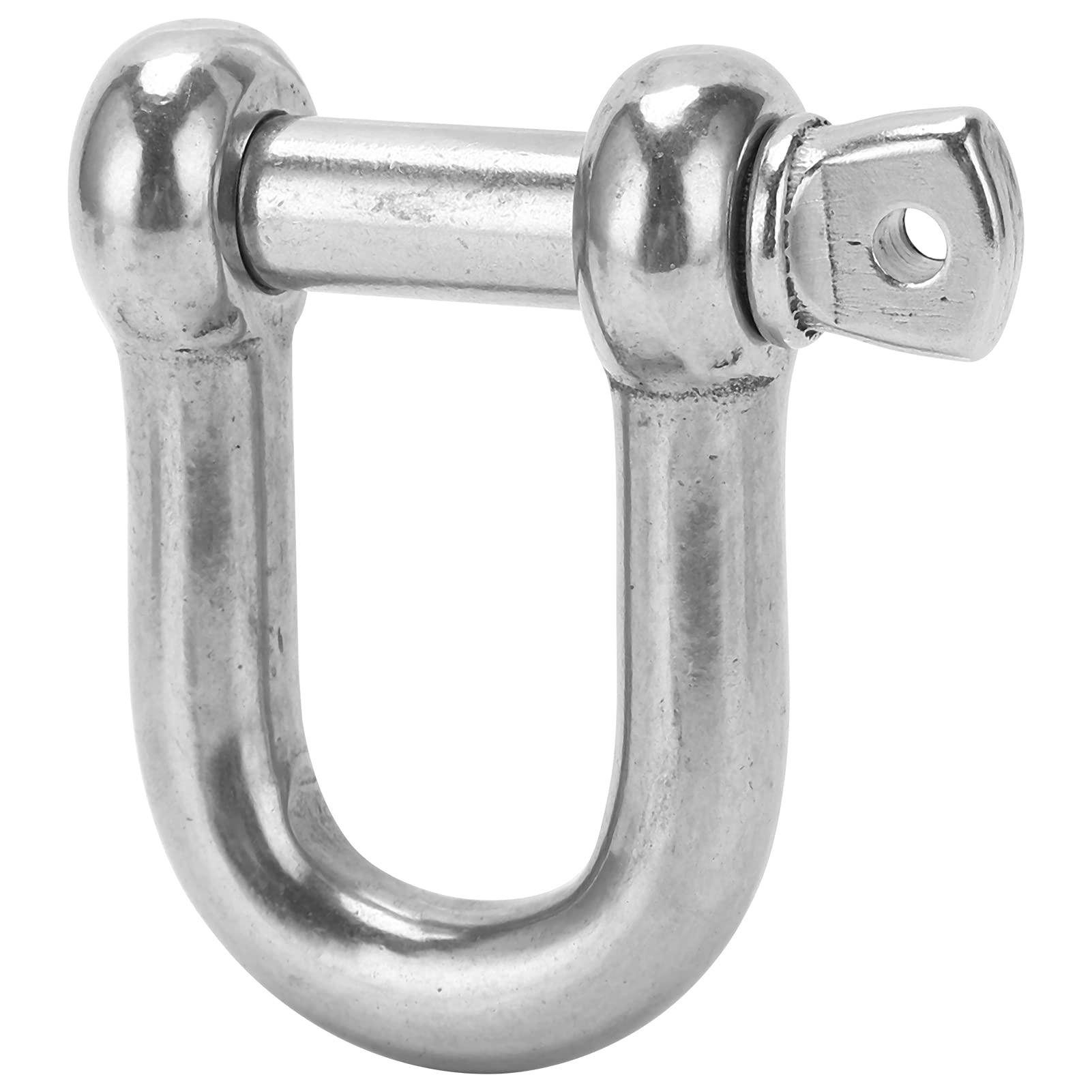Yuecoom 2pcs M16 Screw Pin Anchor Shackle, D Shape Shackle 304 Stainless Steel,Heavy Duty Bow Shackle for Chains Wirerope, Strong LoadBearing Capacity