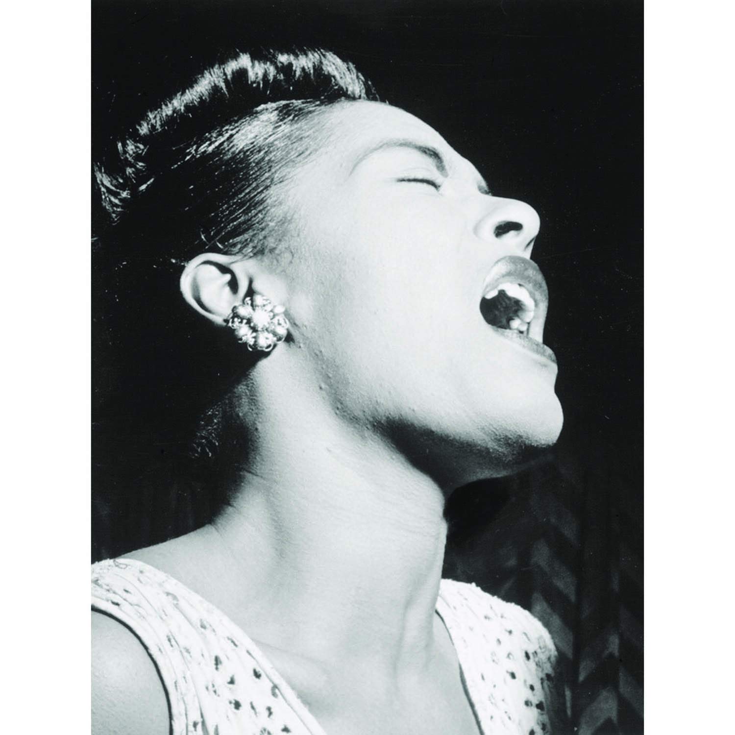 Wee Blue Coo Bumblebeaver VINTAGE PHOTO BLUES JAZZ SINGER LEGEND BILLIE HOLIDAY POSTER ART PRINT