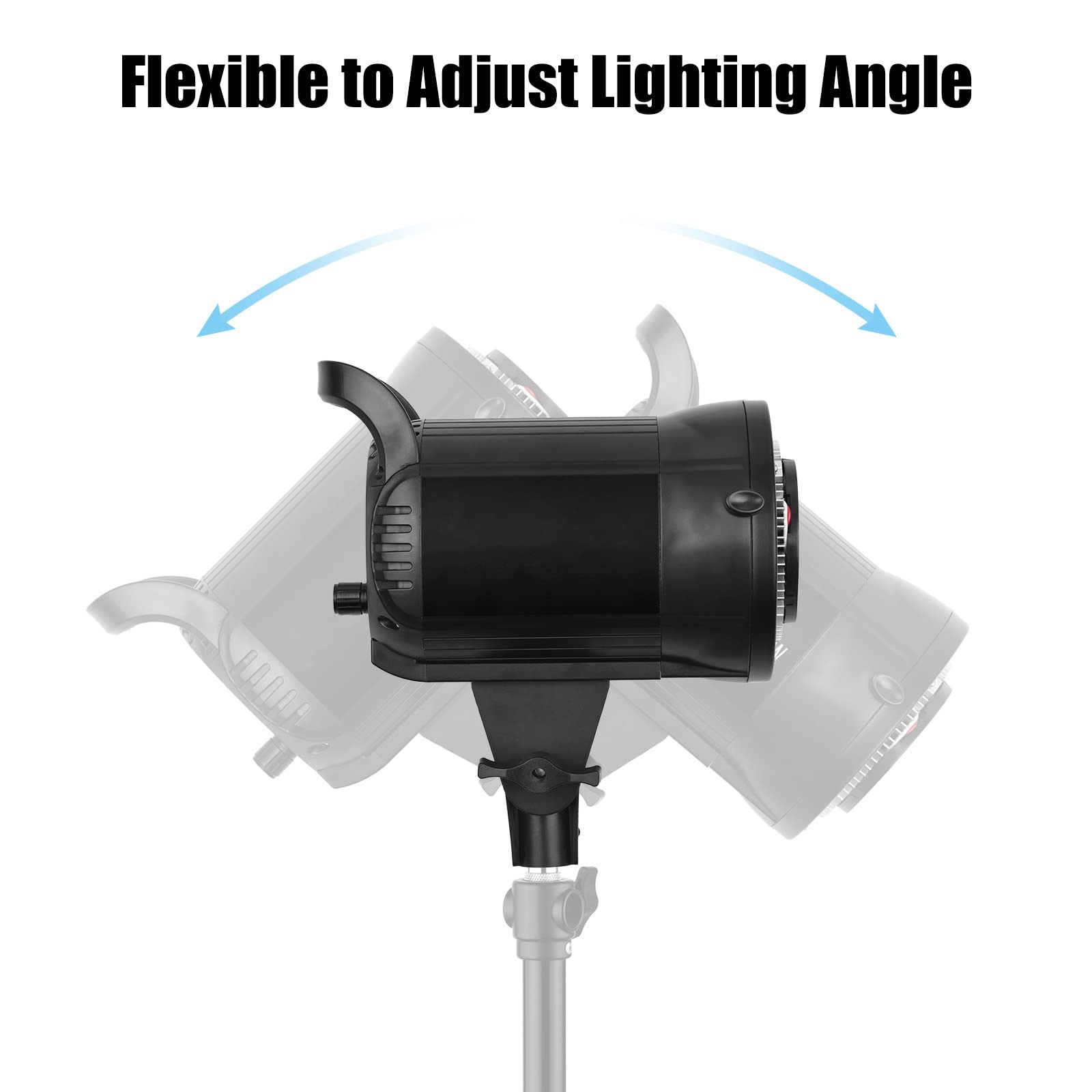 LM100W - Luz LED Recargable portátil para fotografía (100 W, 5500 K, Intensidad Regulable, Soporte Bowens