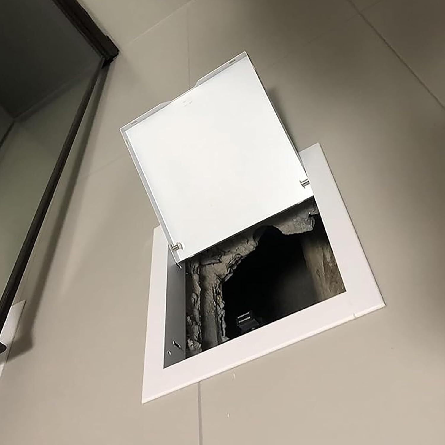Kanduo One Color Plumbing Access Door Access Panel White Easy Access Doors Hole Cover For Plumbing, Metal Wall Access Panel Covers(20X15cm/7.8X6in)