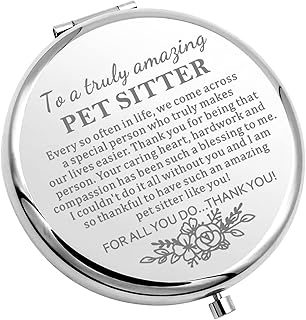 Dog Walker Gift Pet Sitter Appreciation Gift to A Truly Amazing Pet Sitter Pocket Mirror (Amazing PET Sitter)