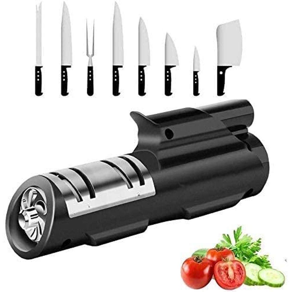Electric Knives Sharpener Kitchen Professional 4-Stage Knife Sharpening Tool Tungsten Steel Diamond Polish Grind Out A Sharp Bling