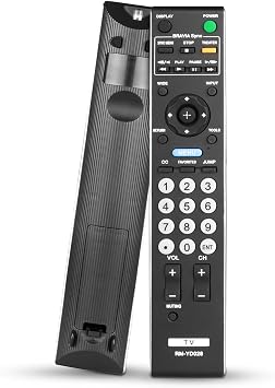 RM-YD028 Remote Control for Sony Bravia TV Remote KDL-19M4000 KDL-22L5000 KDL-32LL150 KDL-40S504 KDL55V5100 KLV-52S510A Replacement Sony Remote