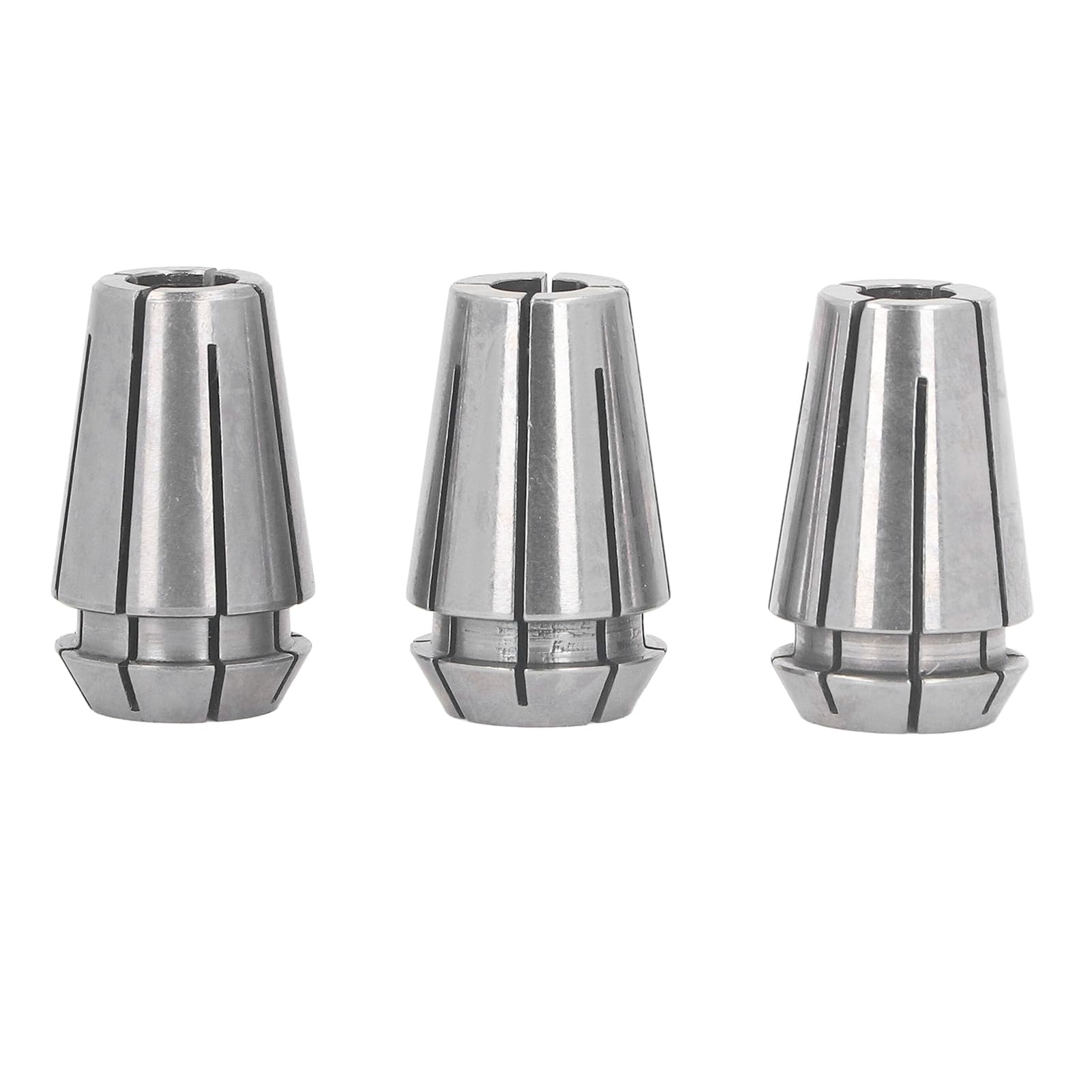 ERG16 Spring Collet, 3PCS ERG16 Series Chuck Spring Collet Set for Milling Lathe Tool Wide Application, Good Compatibility, Accurate, Toolchuck