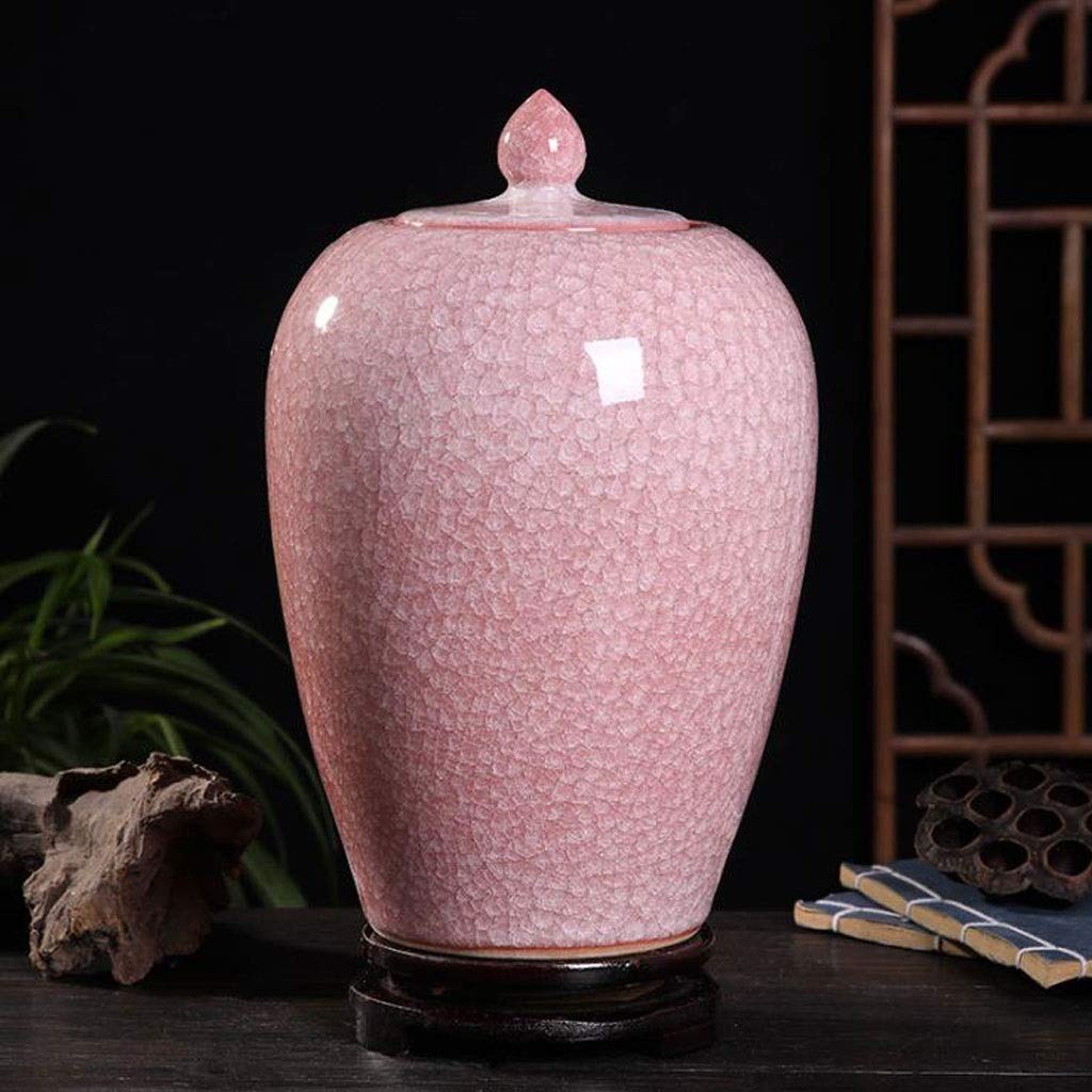 Vase en céramique craquelée de porcelaine fine pour fleurs de prestige