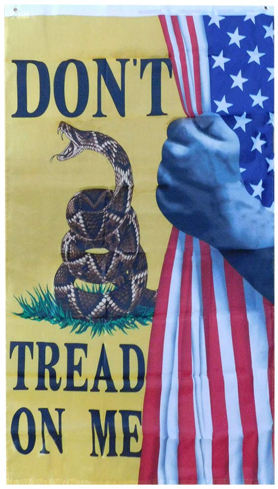3×5 USA Gadsden Flag – Don't Tread On Me Nylon 150D | US Patriot Flags