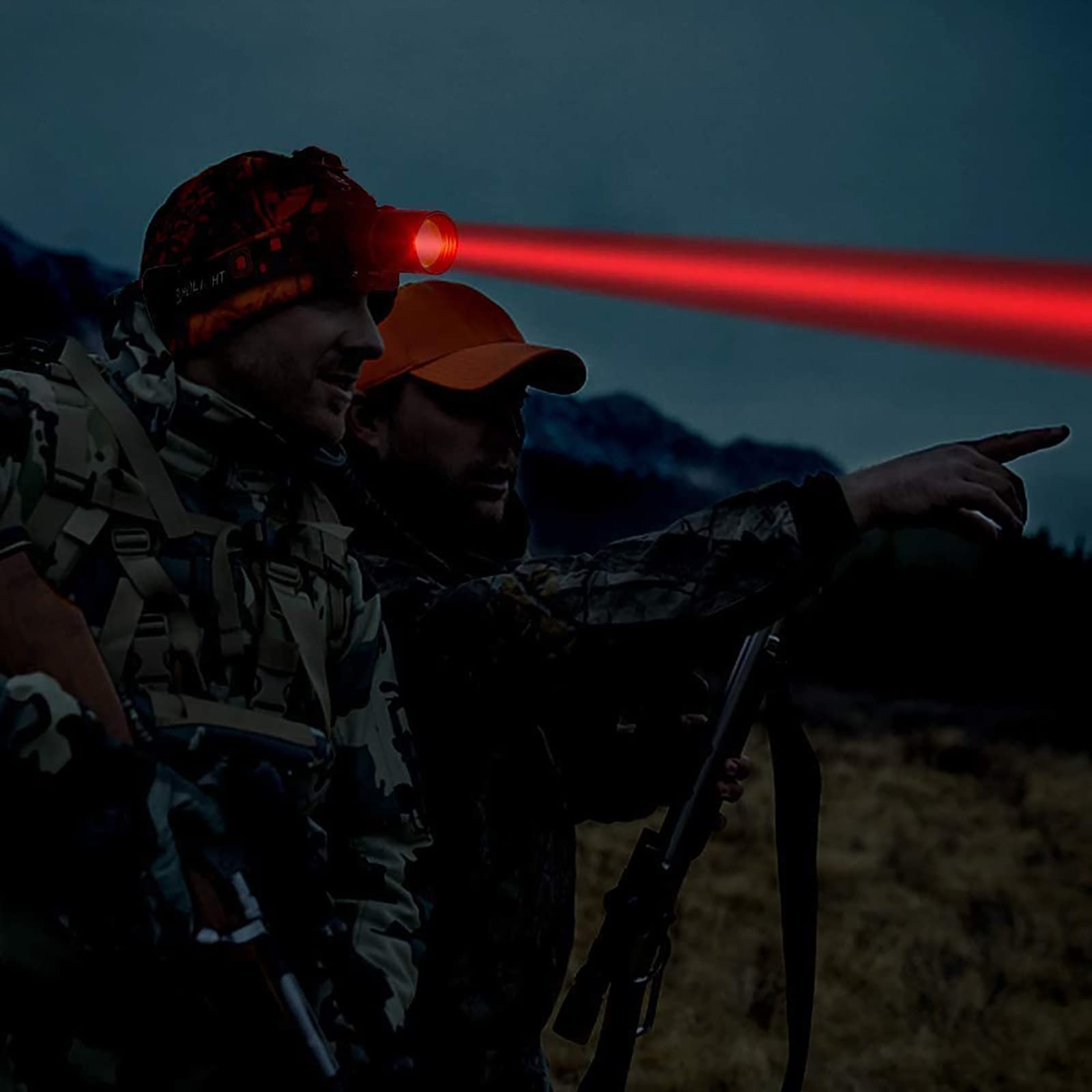 Amazon.co.jp: 最も明るい赤灯ヘッドランプ、 USB充電式ヘッドライト