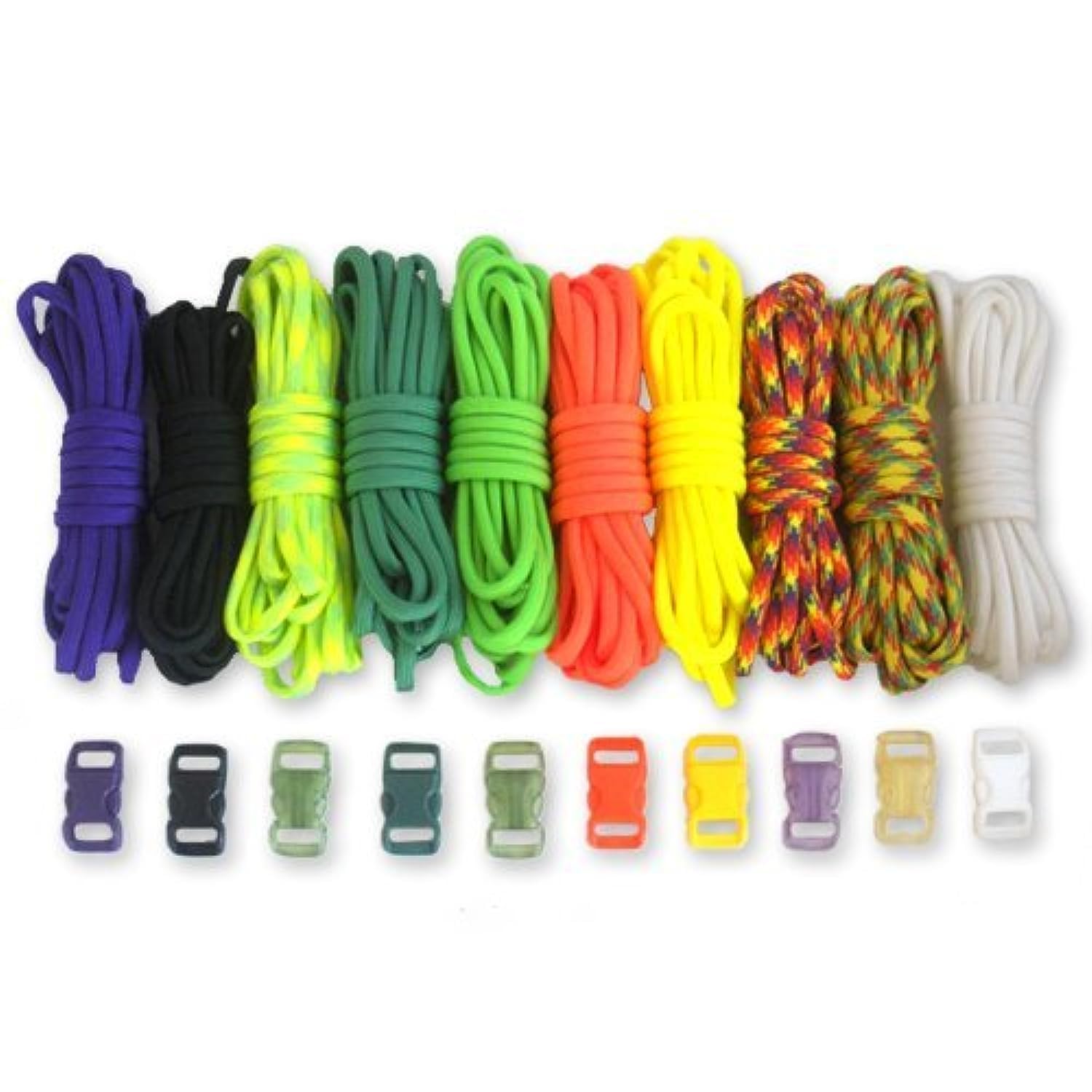 PARACORD PLANET 550lb Type III Paracord Combo Crafting Kits with Buckles — view 29