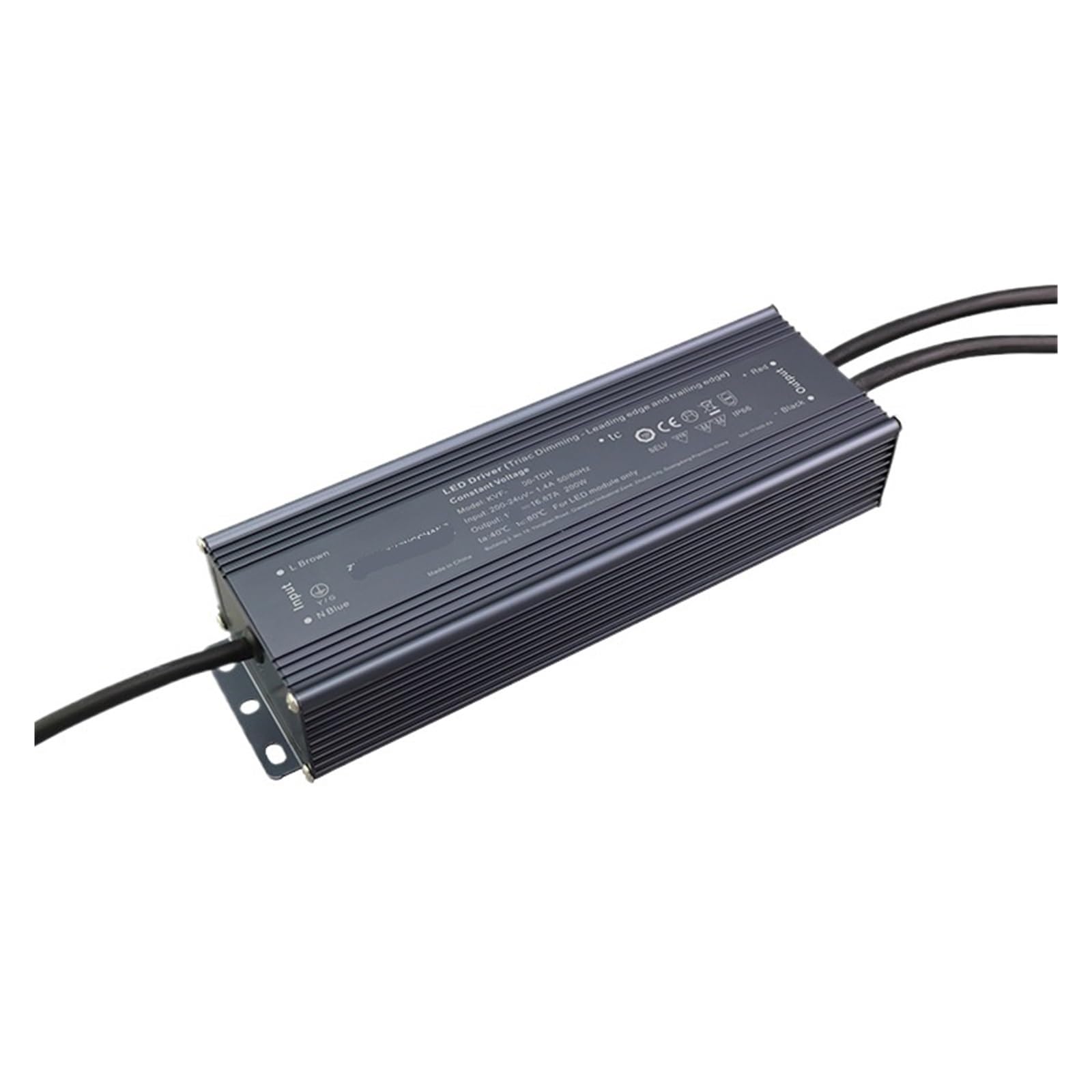 NVSFZGIYG 12v24v48 Light Strip Controller Transformer Constant Voltage thyristor dimming led Driver Power Supply Aluminum Shell(48V 4.17A 200W)