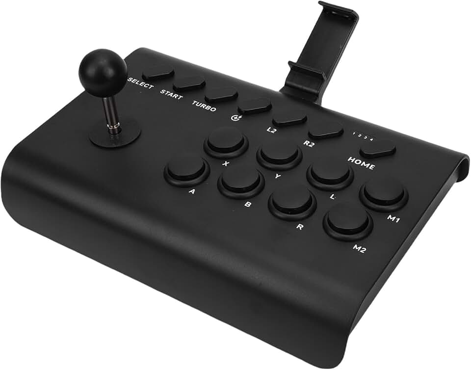 Yunseity Lutando Bastão, Bastão de Controle de Jogo, Flexível e Fluente, Duração Duradoura da Bateria, Compatível Com PCs, Apto para Telefone IOS, Adequado para PS, Adequado para Troca e