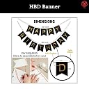 HK balloons 51 pcs set Birthday decoration Item Happy Birthday decoration set with confetti balloon pump and Silver curtains For Boy Girl Husband Wife And Adults Birthday Decoration Kit gallery image