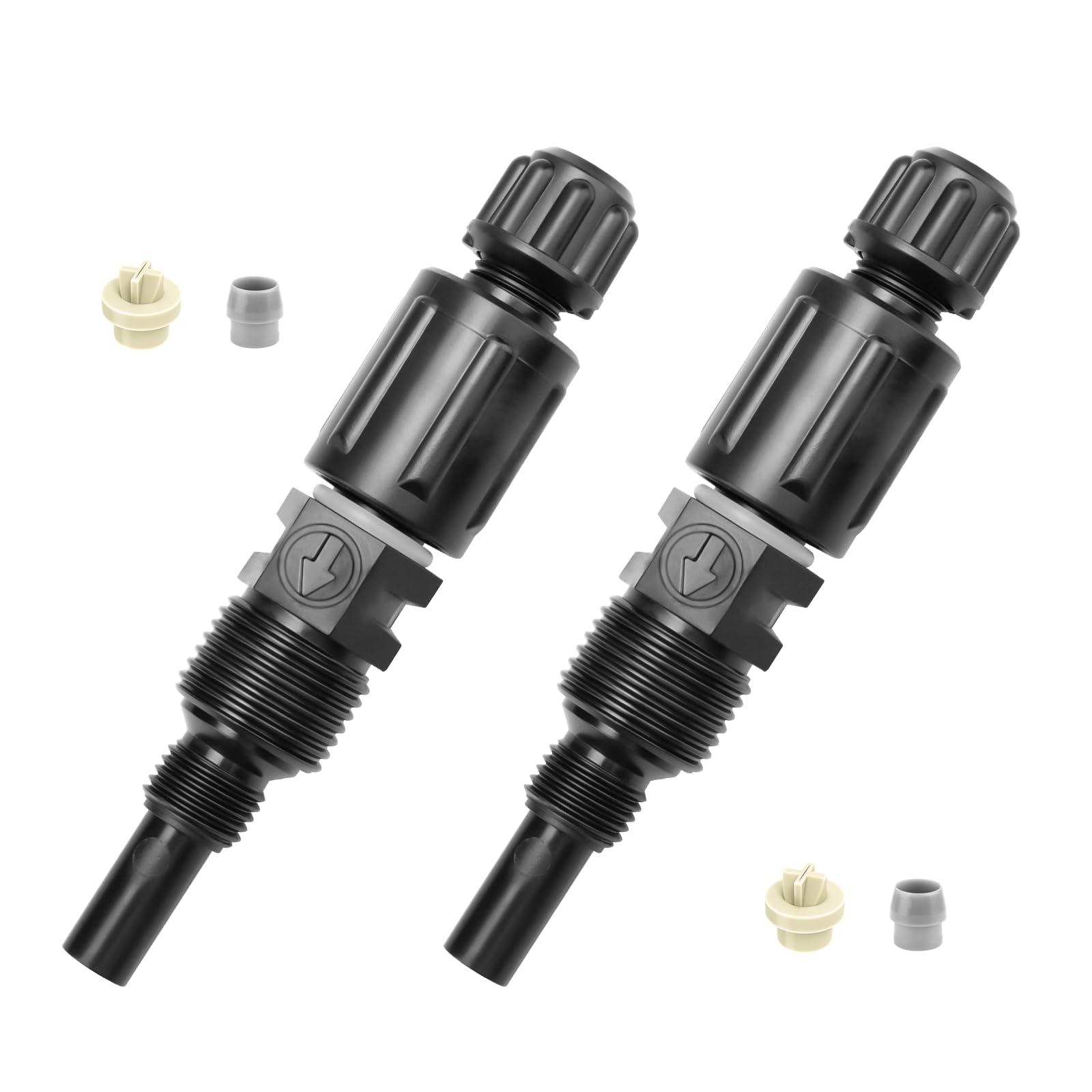Paquete de 2 válvulas de retención de inyección UCDBINJ de 1/4 pulgadas para bombas Sten-Ner, compatible con la mayoría de las series 45, 85, 100 y 170, serie clásica, cabezal único, S420, S128, S10p
