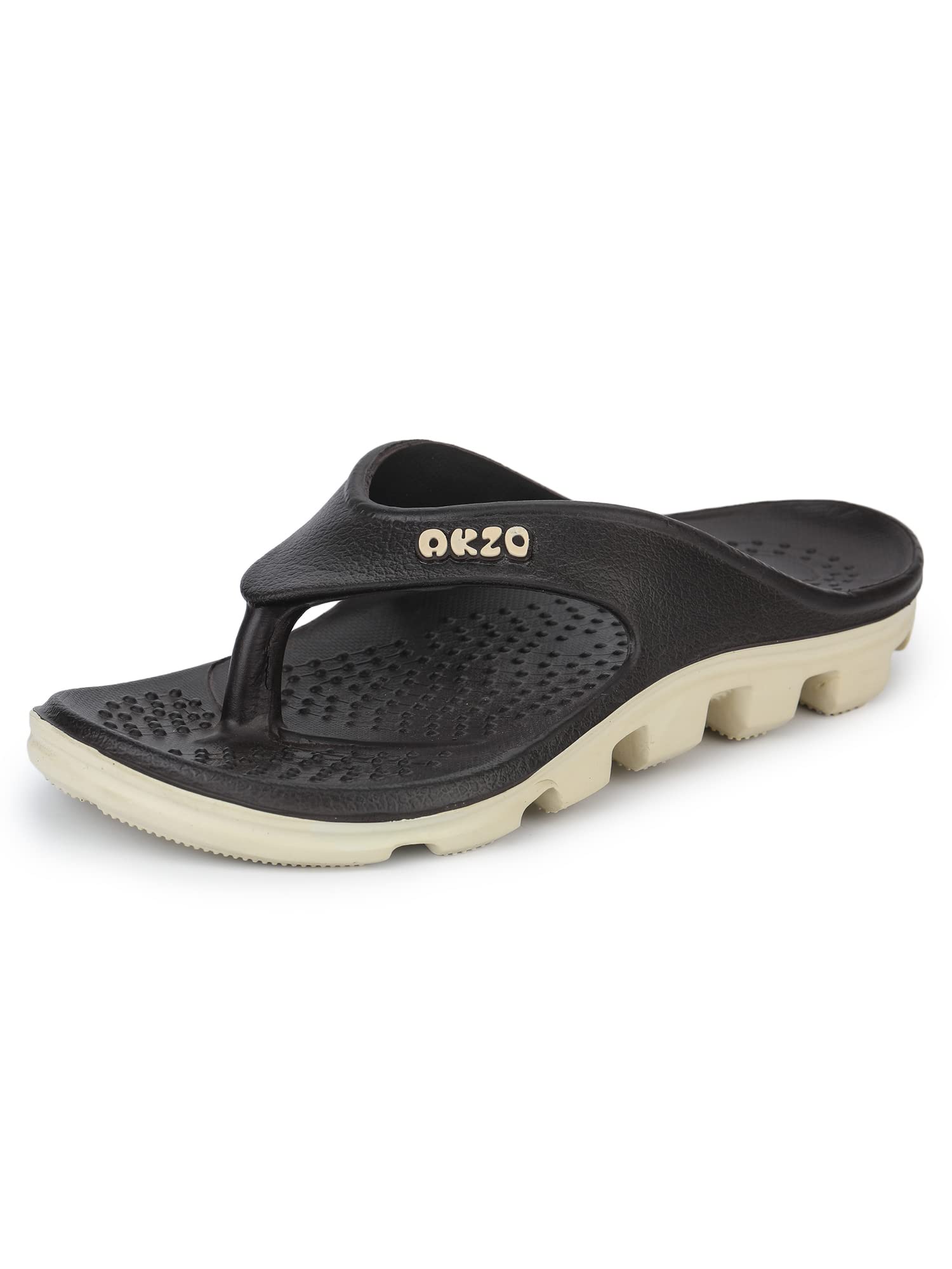 ABROS Mens AZVG0701 Slipper -Brown/Beige-9UK (B0B5MXMZV6) Amazon Price History, Amazon Price Tracker