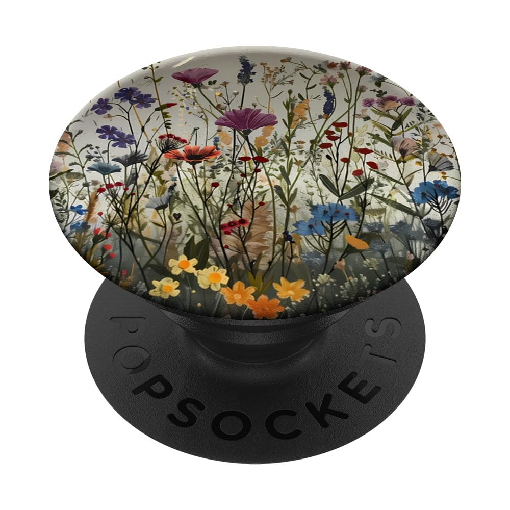 Beautiful Wildflowers with Vibrant Blossoms, A Wildflower PopSockets Adhesive PopGrip