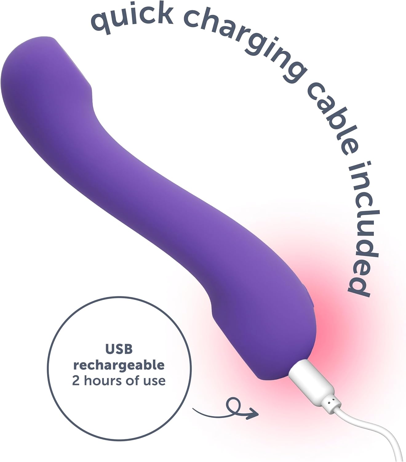 plusOne Thumping Arouser with USB charging cable