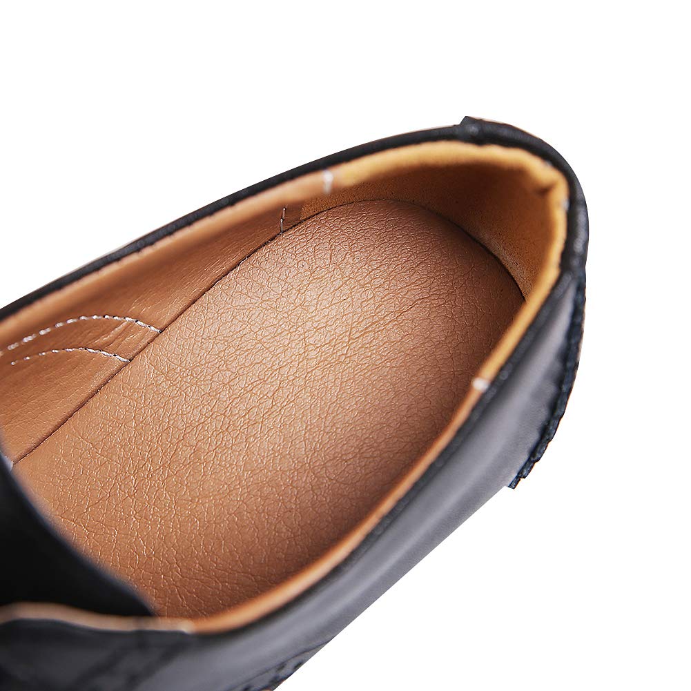 Mujer Tacón de Bloque con Cordones Brogues Derby Pumps Zapatos de Vestir