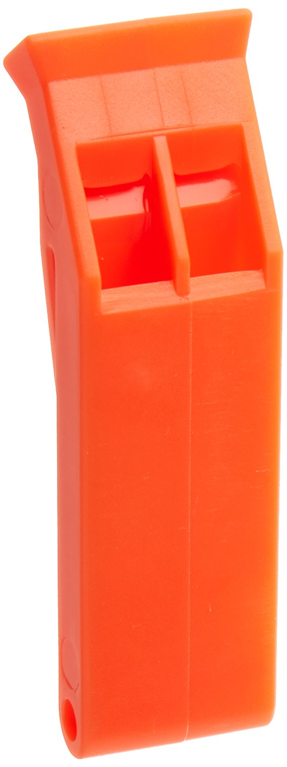 SE Wh36 Orange Plastique flottant sifflets, 36-pack