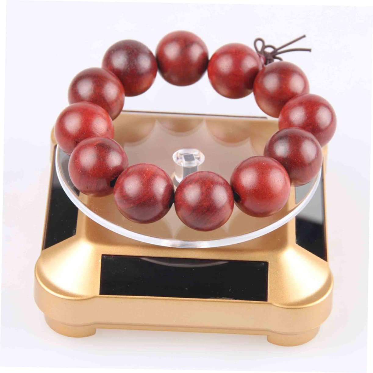 Electric Rotating Display Stand Solar Energy Jewelry Holder Stand for Selling Phone Holder Speed No Battery Included image 4