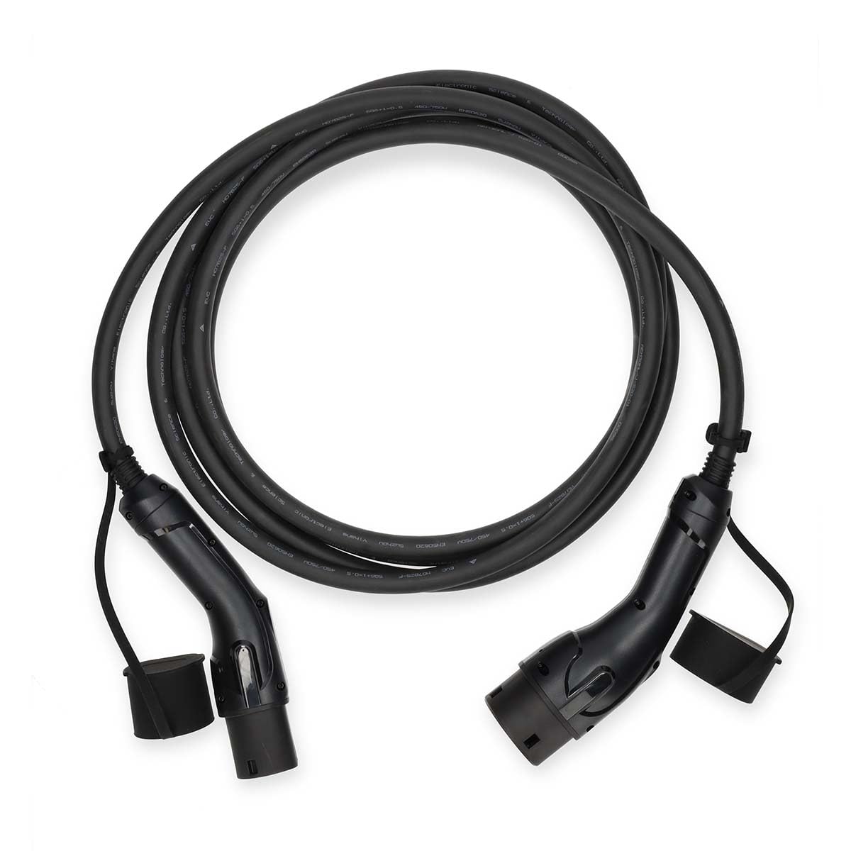 Nedis Kabel do pojazdów elektrycznych - Cable Type 2-16 A - 22000 W - 3-fazowy - 5,00 m - czarny - opakowanie kartonowe