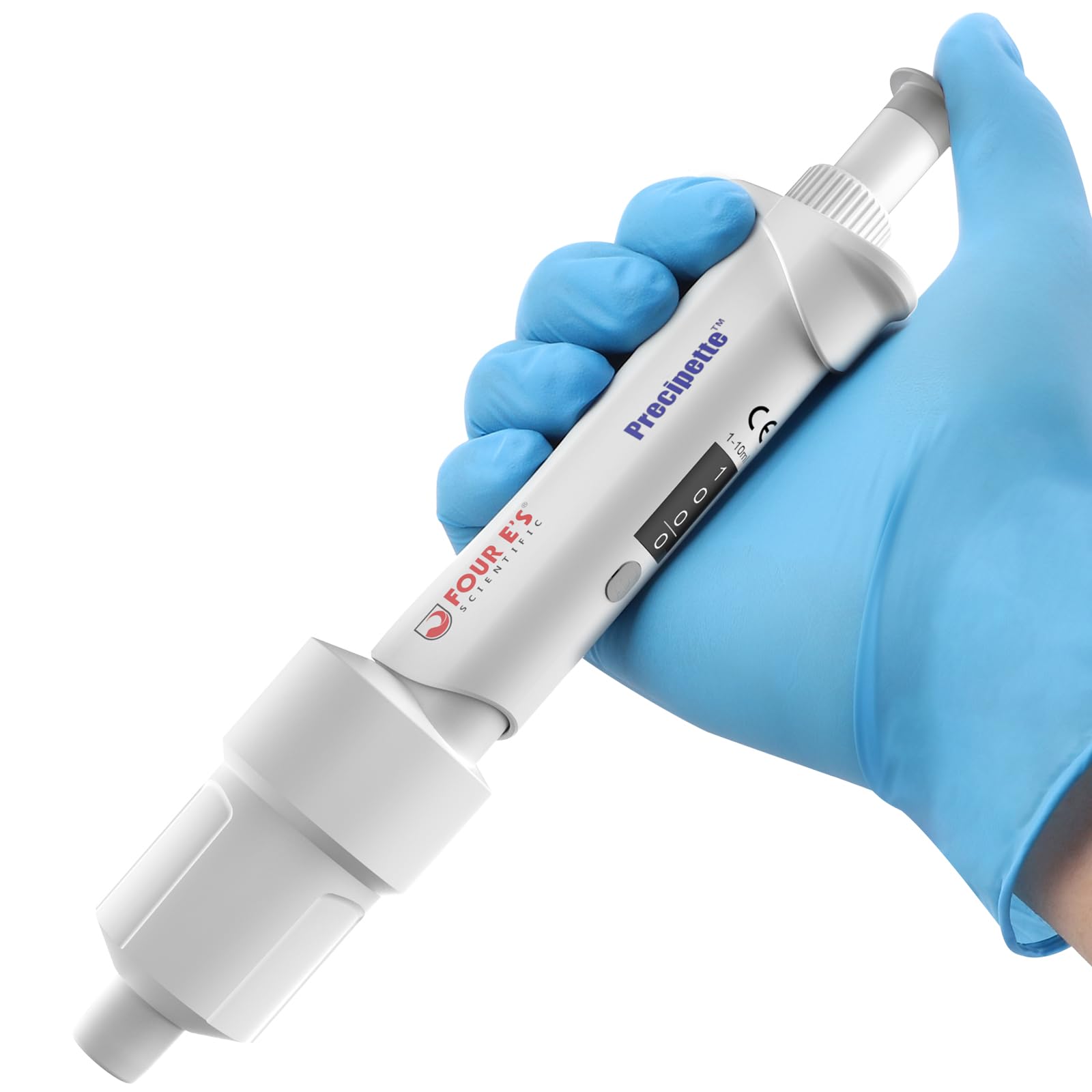 Mikropipette 1-10ml – Labor-Ein-Kanal-Pipette Hochpräzise, Mikropipette mit Einstellbarem Volumen, Unterer Teil Autoklavierbar