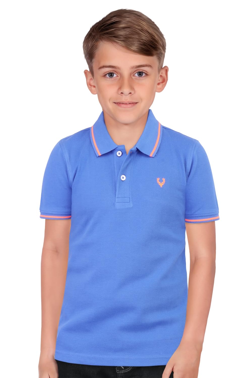 Allen Solly Boy's Solid Regular Fit T-Shirt