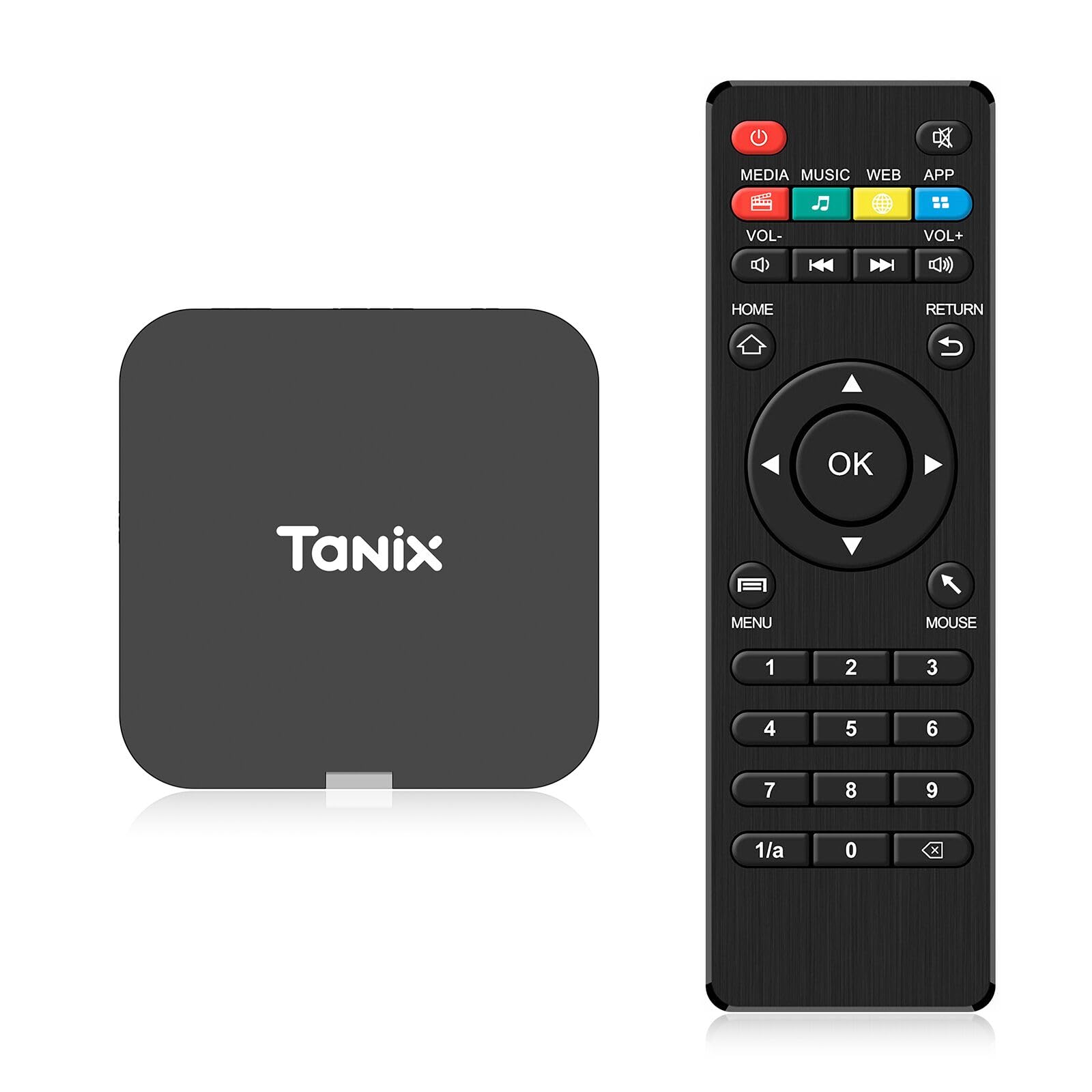 Android TV Box 10.0, Tx1 Mini Tv Box 2GB RAM 16GB ROM, Allwinner H313 Quad-Core ARM Cortex A53 Android Box, Support USB and 2.4G WiFi Compact 4k Smart TV Box.