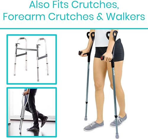 Miniatura 5 de Vive Puntas de bastón de repuesto (paquete de 2) - Punta universal para bastones