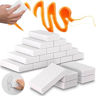 20 Pack Magic Erasers Sponge, 2X Density Premium Melamine Sponge, Non-Scratch Scrub Sponge Foam Cleaning Pads in Bulk, Household Cleaning Kitchen Dish Sponges Bathroom Wall Cleaner