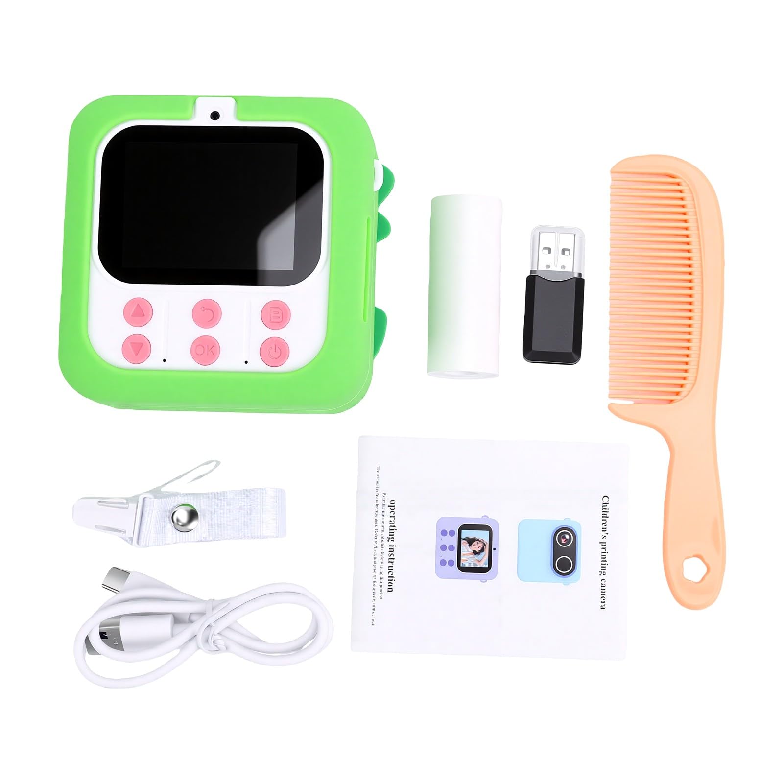 Instant Print Camera per Bambini, Schermo da 2,4 Pollici