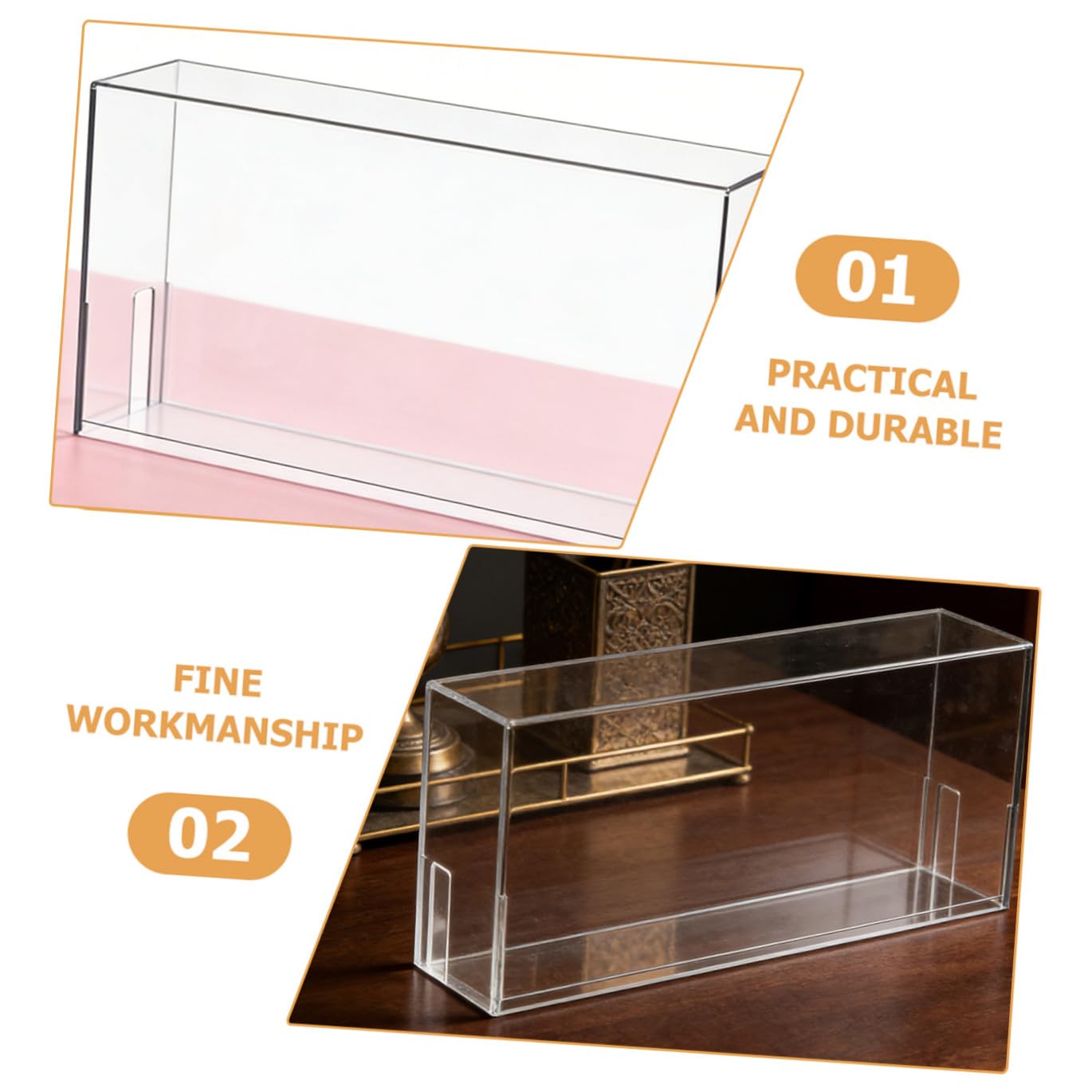 Caja Transparente de Acrílico para Consola de Juegos Switch OLED | Protección Antipolvo, Uso en Mesa de Juego, Resistente al Desgaste Deformación