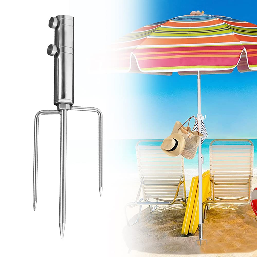 Support De Parasol Avec Ancrage Au Sol, Support De Parasol