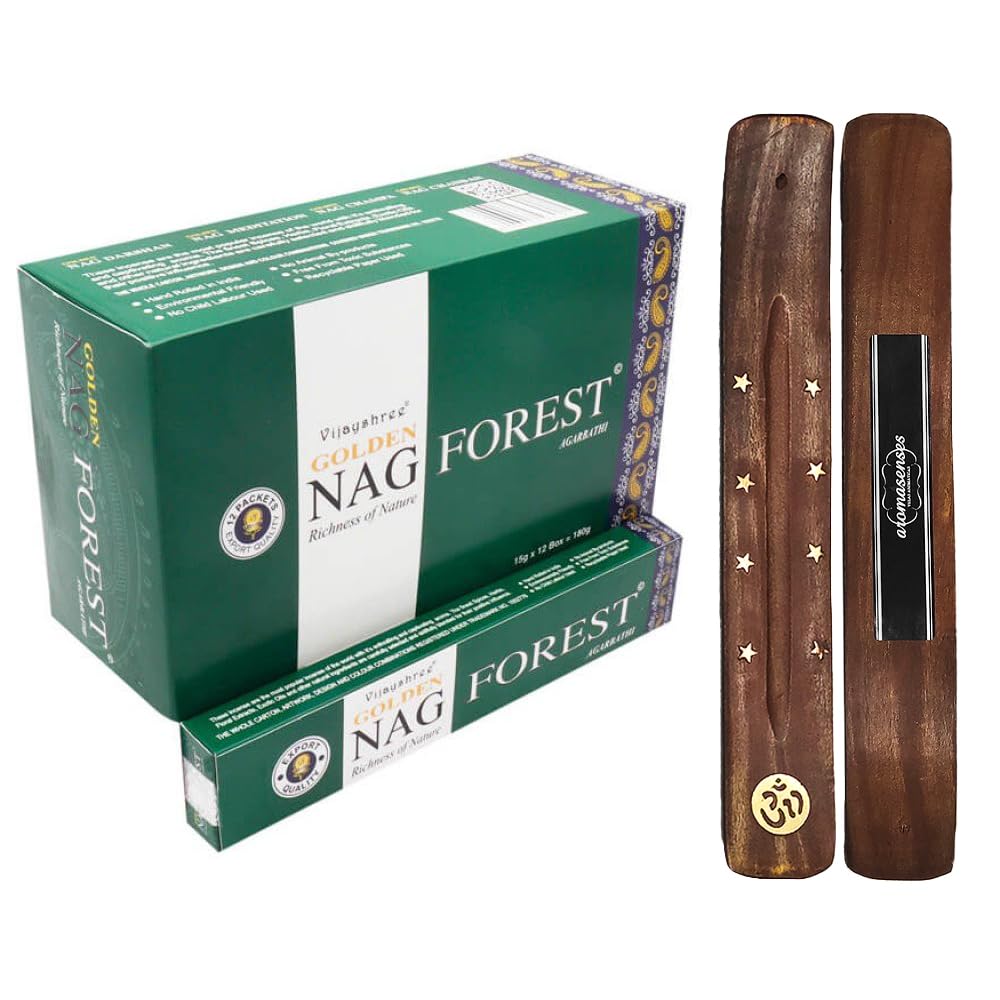 Incenso Golden Nag Forest 20 Bastoncini – Fragranza Legnosa e Naturale
