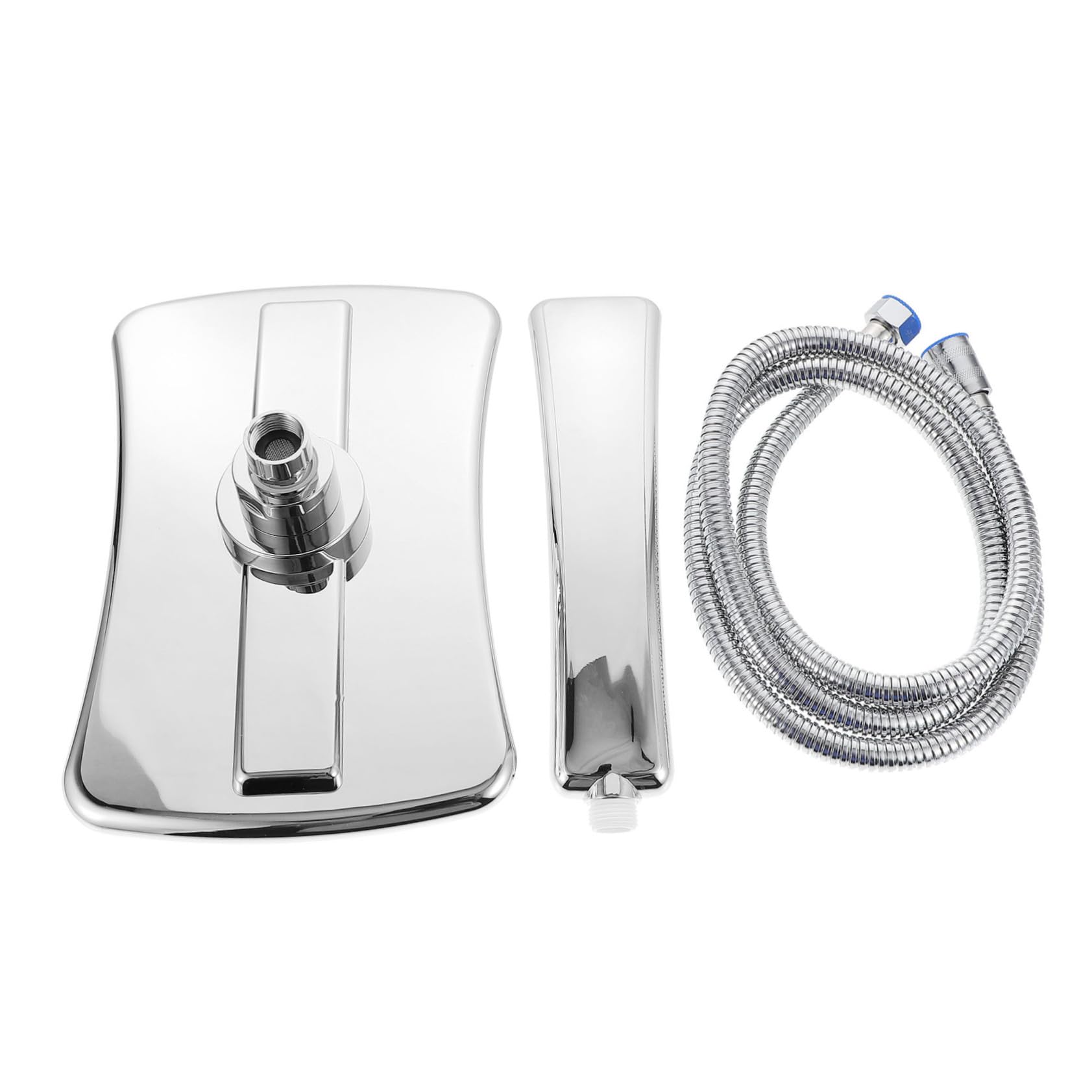 1 Juego Cabezal de Ducha de Mano con Tubo 1,5m Abs Plata