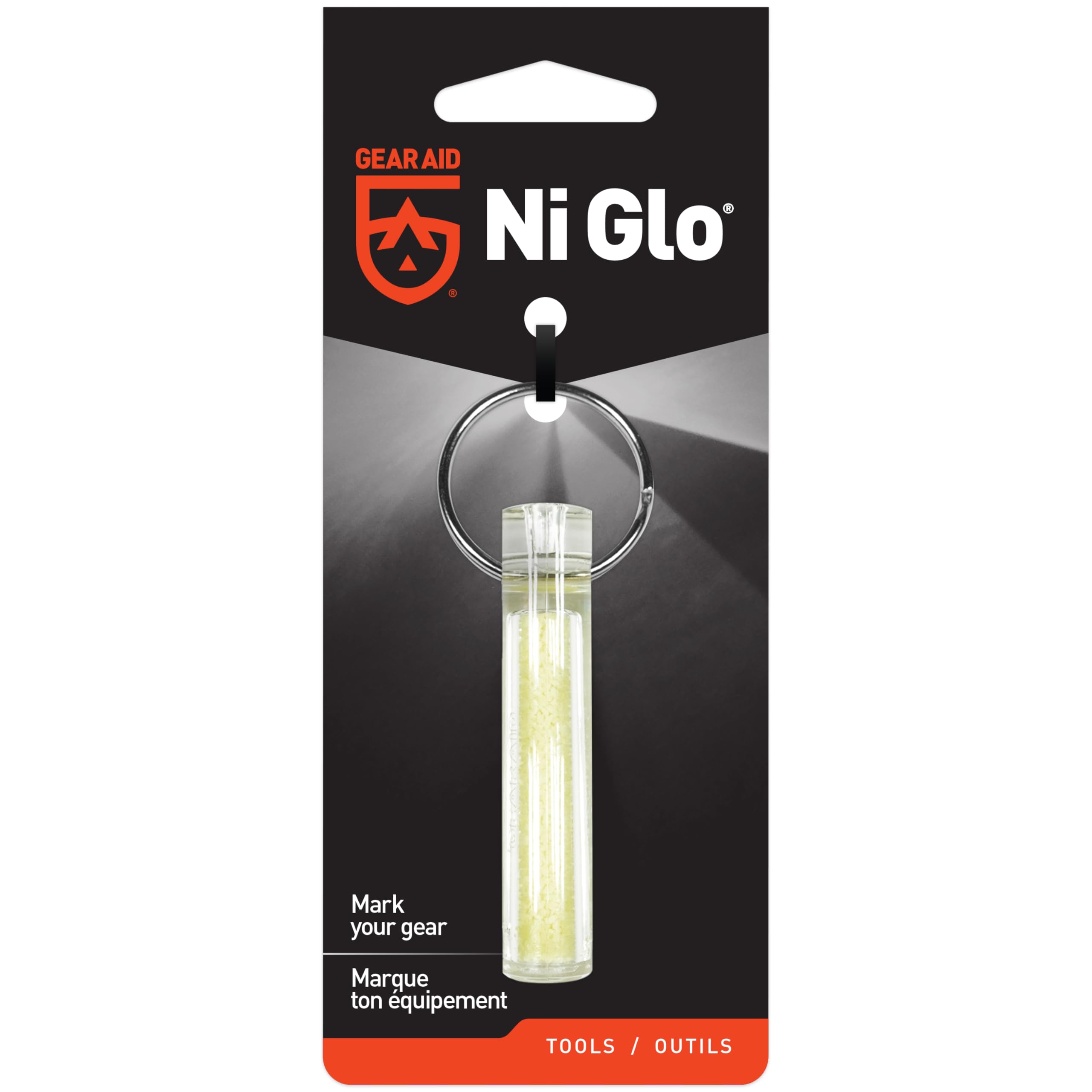 Ni Glo, 2” Glowing Keychain for Camping, Scuba and Night Fishing