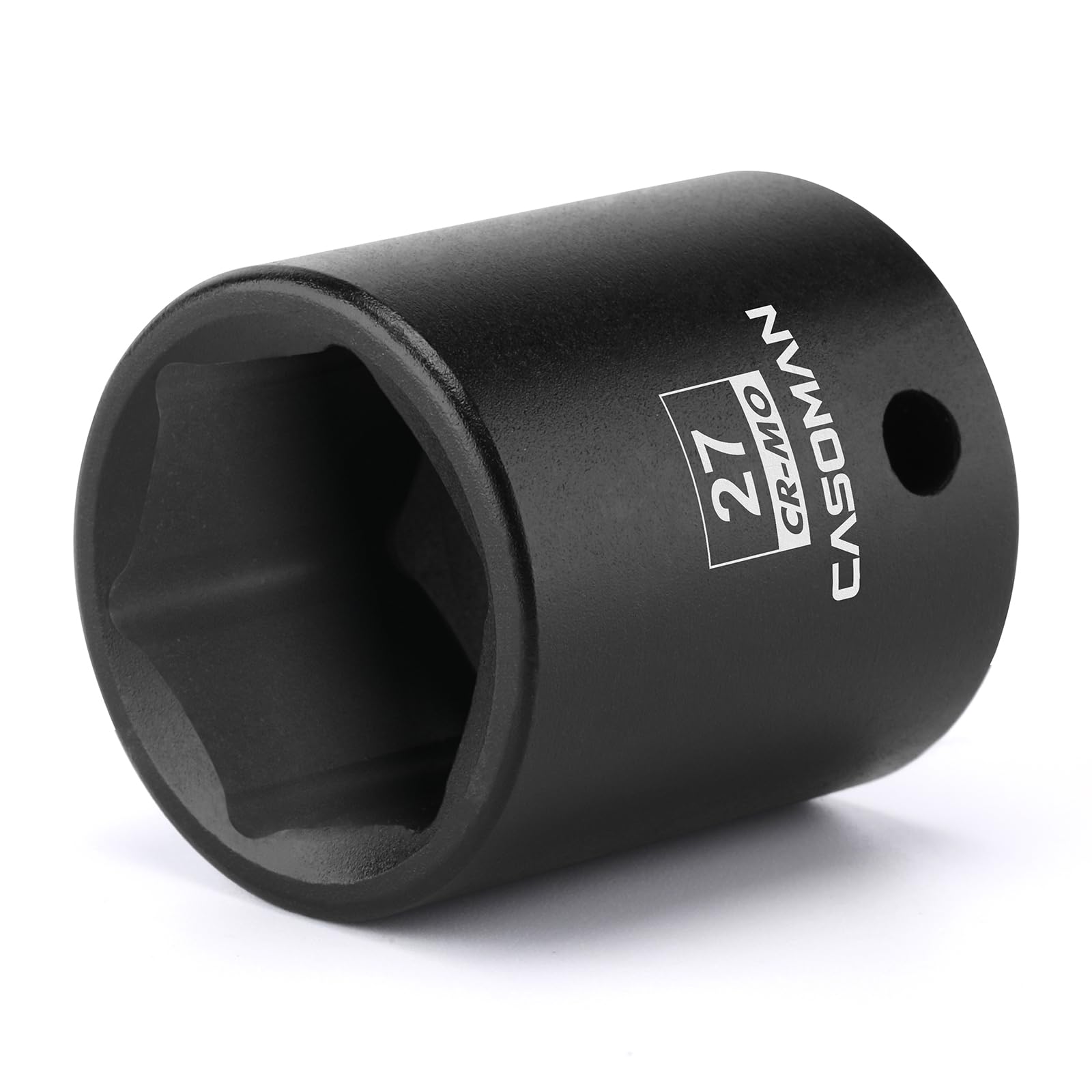 CASOMAN 1/2" Drive x 32 mm Deep 6 PT Impact Socket, CR-MO, 1/2-inch Drive 6 Point Axle Nut Socket for Easy Removal of Axle Shaft Nuts (32MM) — view 10
