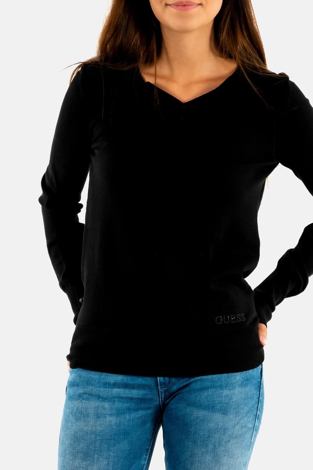Guess Maglione sottile aderente jeans