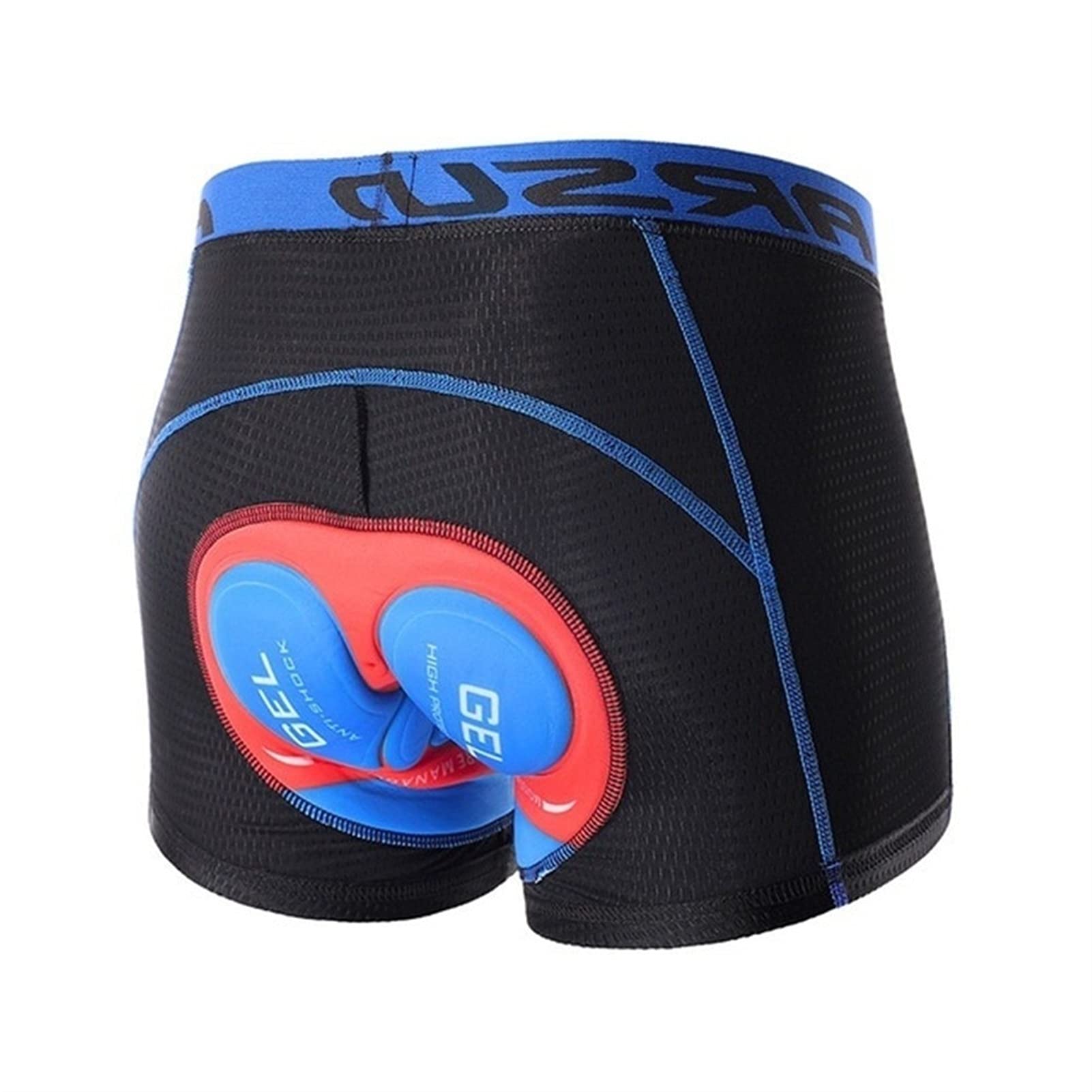 Genérico Culote Ciclismo Hombre, Ciclismo 5D Gel Pad Mountain Bike MTB pantalón Corto Camino de la Bicicleta a Prueba Golpes Calzoncillos Cuesta Abajo