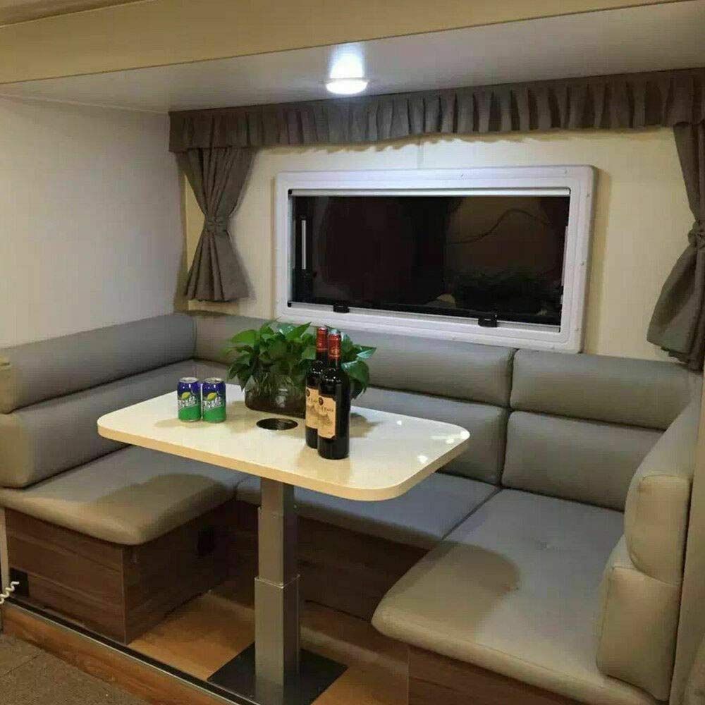 Luces interiores, 12pcs/set 12V Cargador de luz de punto LED interior para autocaravana caravana, con atenuador, cargador de coche 5521,para Camper Van Caravana Barco,blanco natural