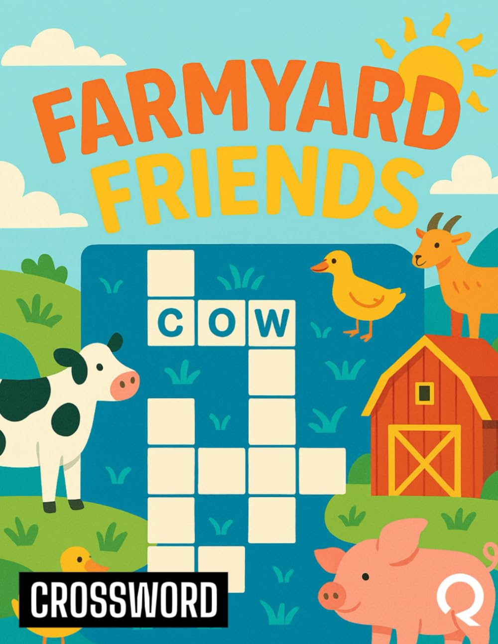 Farmyard Friends: A Crossword Puzzle Stroll Through the Barnyard