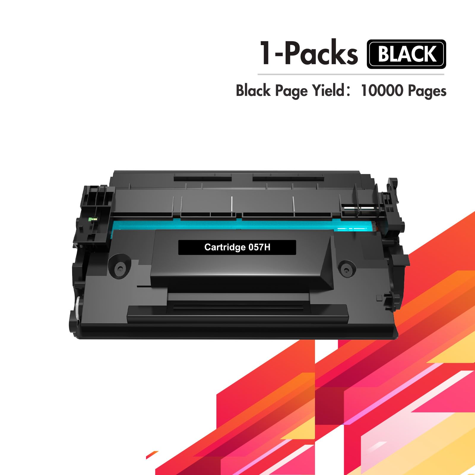 Amazon.co.jp: 057H 057 ブラック 大容量トナーカートリッジ 1パック