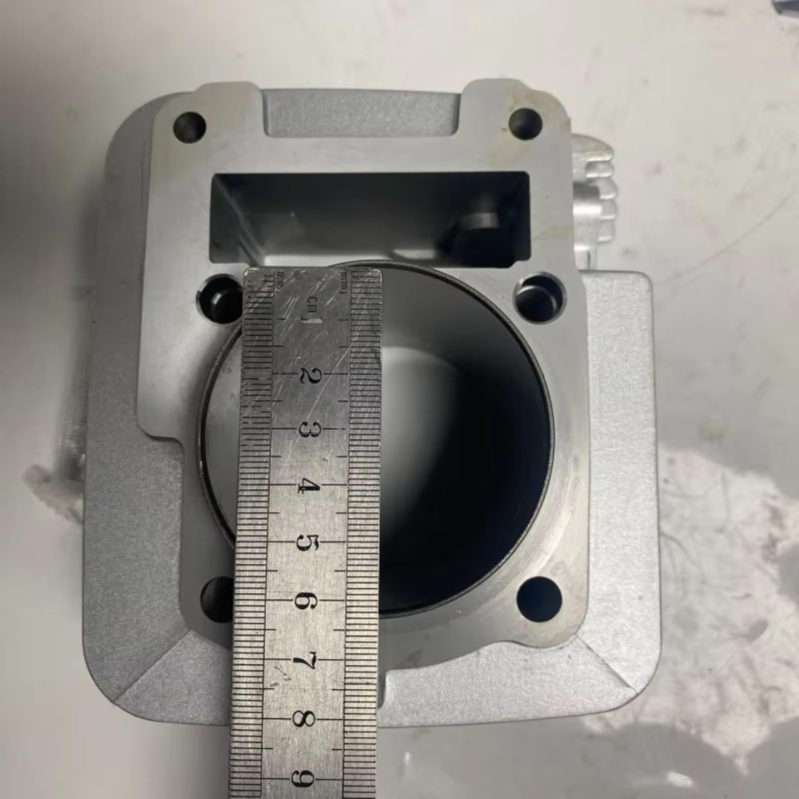 Moto Testata del Cilindro Compatibile con per YBR125 TTR125 62 Mm Moto Cilindro Albero A Camme Pistone Kit Cilindro Blocco Fasce Pistone Testata Guarnizione Base