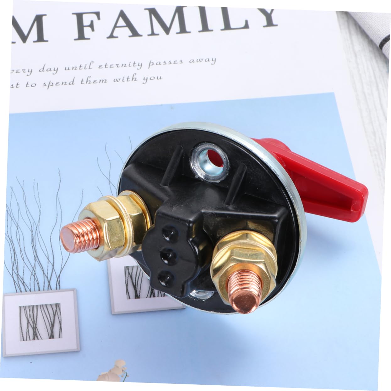 Healifty 12v-60v Battery Blackout Switch 200a Battery Disconnect Isolator for Car Boat Van Truck Rv Motorcycle