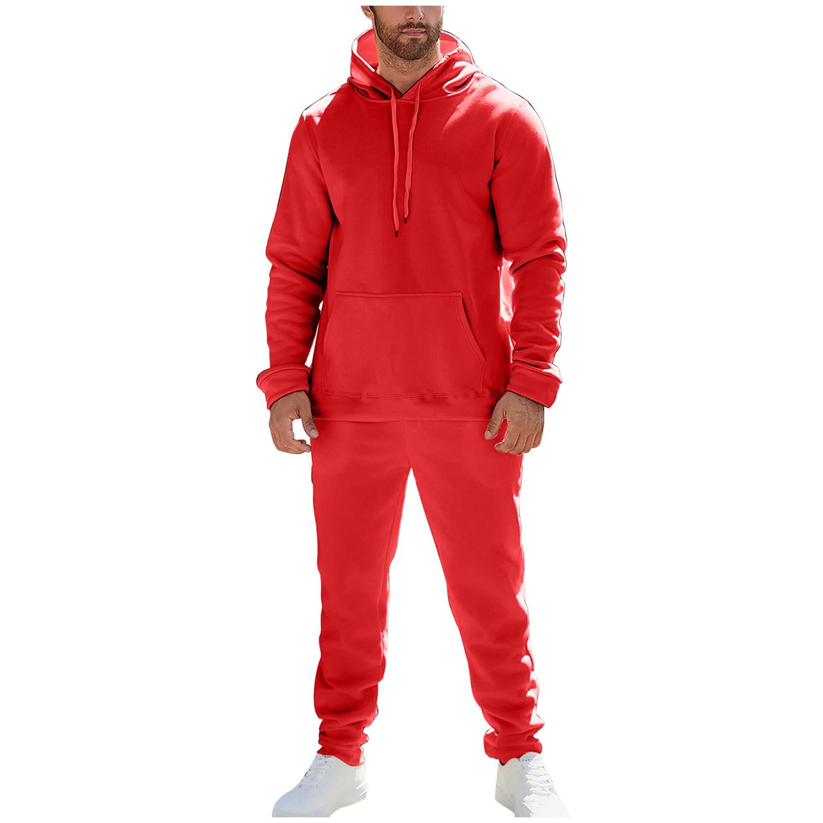 Tuta Uomo Completa Tuta Running Uomo Tute Da Ginnastica Da Donna 3Xl Cotone Con Cappuccio Felpata Completo Invernale Tempo Libero Completa Donna Inverno Jogging Track Suit for Men Taglie forti