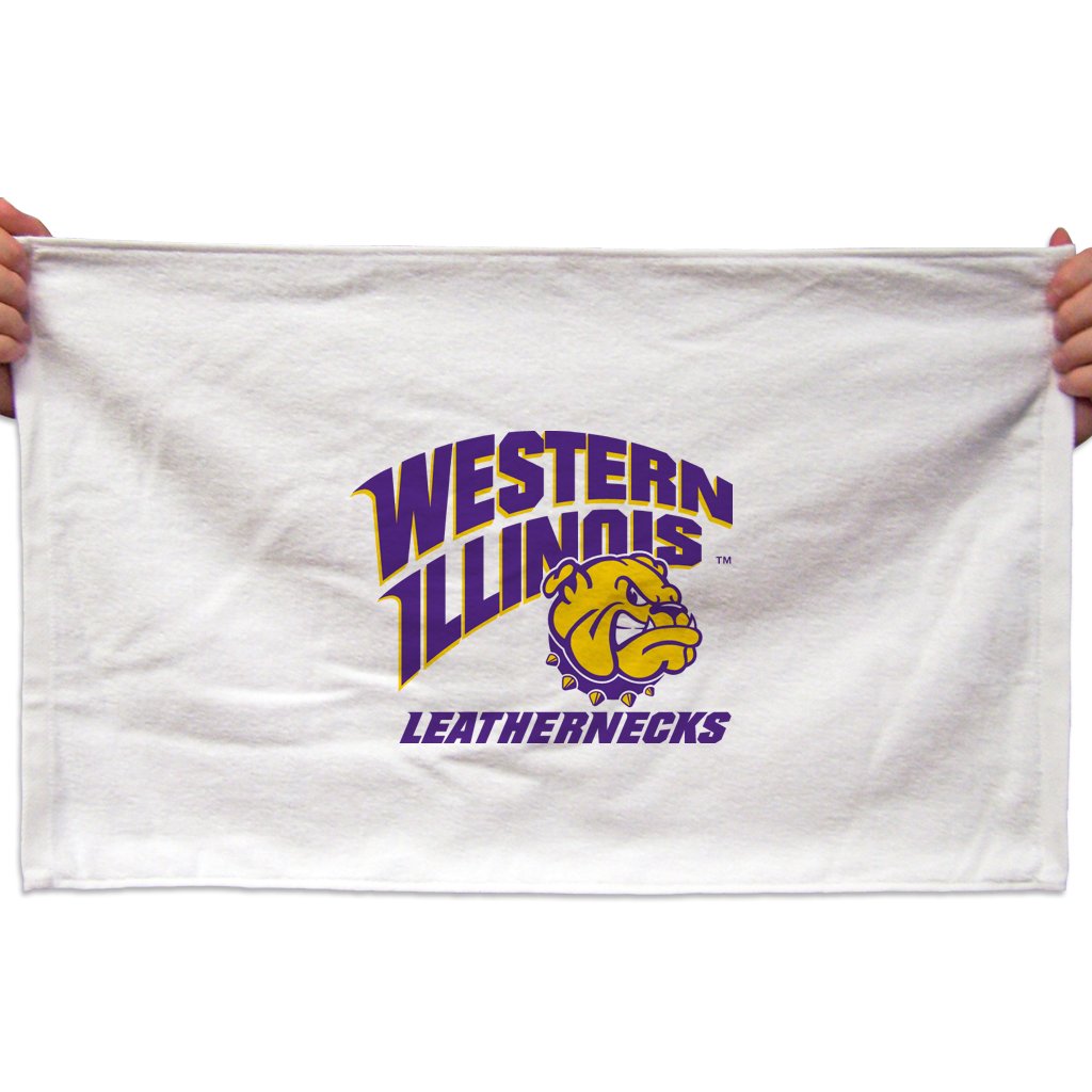 VictoryStore Towels - Western Illinois University Rally Towel, Leathernecks, Set of 3